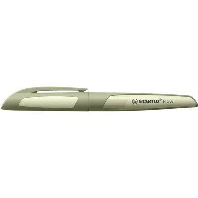 Vulpen STABILO Flow medium khaki blister à 1 stuk