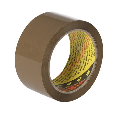 Verpakkingstape Scotch 371 48mmx66m bruin PP