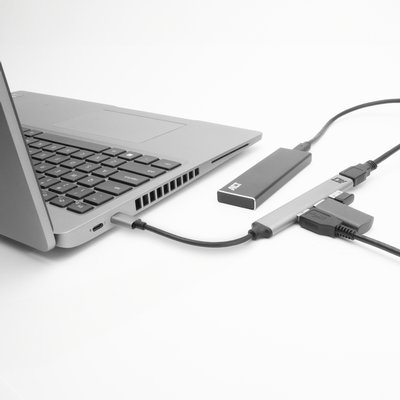 Hub ACT USB-C 3x USB-A 2.0 en 1x USB-A 3.0