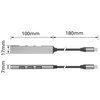 Hub ACT USB-C 3x USB-A 2.0 en 1x USB-A 3.0 foto