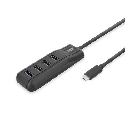 Hub ACT USB-C 3.0 4 poorts USB-A