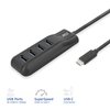 Hub ACT USB-C 3.0 4 poorts USB-A foto