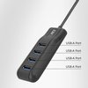 Hub ACT USB-C 3.0 4 poorts USB-A foto