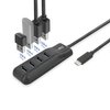 Hub ACT USB-C 3.0 4 poorts USB-A foto