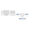 Kaartlezer ACT USB-C/USB-A 3.0 foto