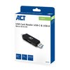 Kaartlezer ACT USB-C/USB-A 3.0 foto