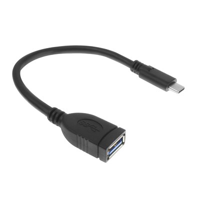 Kabel ACT USB 3.0 OTG USB-C male naar USB-A female