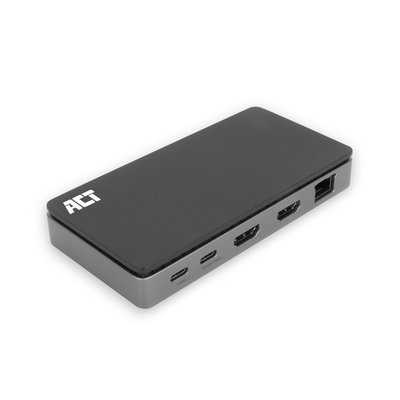 Dockingstation ACT USB-C 4K MST voor 2 HDMI monitoren