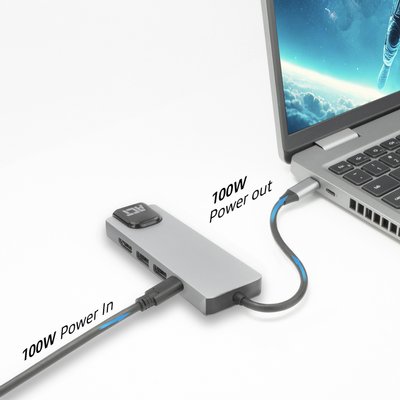 Station d'accueil ACT USB-C 4K pour 1 écran HDMI