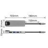 Station d'accueil ACT USB-C 4K pour 1 écran HDMI Photo