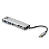 Hub ACT USB-C 3.0, 3x USB-A cardreader PD p-through foto