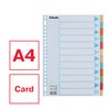 Intercalaire Esselte Premium A4 12 onglets 23 perf carton assorti Photo
