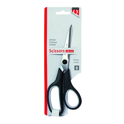 Schaar Quantore 190mm soft grip zwart