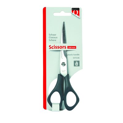 Ciseaux Quantore 160mm prise en plastique noir