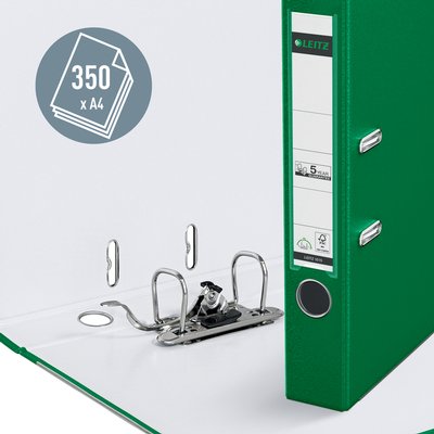 Ordner Leitz 1015 180° 50mm PP A4 groen