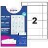 Tafelnaambord Avery L4795-20 180x60mm wit 20 stuks foto