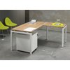 L-Bureau Q-bic White 180/80 x 160/60cm foto