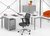L-bureau Q-bic 180/80 x 160/60cm