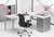 L-bureau met ladenblok Q-Bic 180x160cm