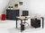 Bureautafel Q-Bic Black 120x80cm