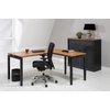 L-Bureau Q-Bic Black 180/80 x 160/60cm foto
