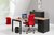 L-Bureau met ladenblok Black 180 x160cm