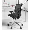 Bureaustoel Pro01 (Air01) met arml. zwart foto
