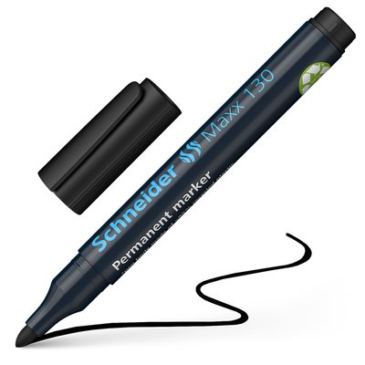 Marqueur Schneider 130 Pointe ogive 1-3mm noir