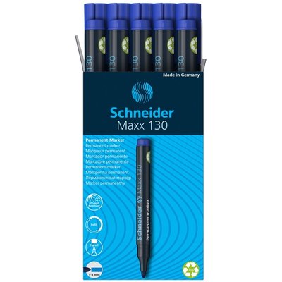 Marqueur Schneider 130 Pointe ogive 1-3mm bleu