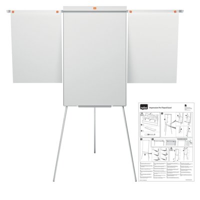 Chevalet de conférence Nobo Impression Pro trépied et bras escamotables