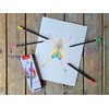 Crayon de couleur Bruynzeel Expression boîte métal 6 couleurs néon Photo