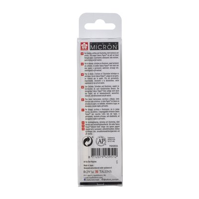 Fineliner Sakura Pigma Micron set 3 largeurs Large noir