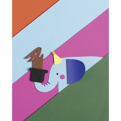 Etalagekarton Folia 1-zijdig 48x68cm 380gr nr312 middenblauw