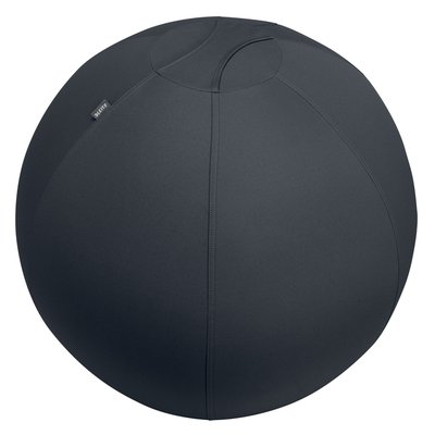 Actieve zitbal Leitz Ergo 65cm anti-rol donkergrijs