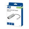 Hub ACT USB-C 3.0 3x USB-A Ethernet Gigabit Photo