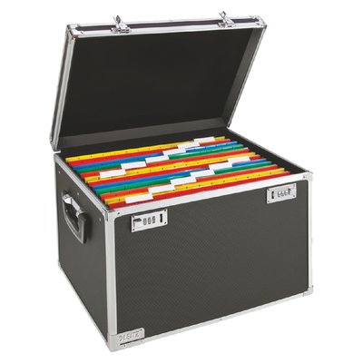 Hangmappenkoffer afsluitbaar Leitz 6714 zwart
