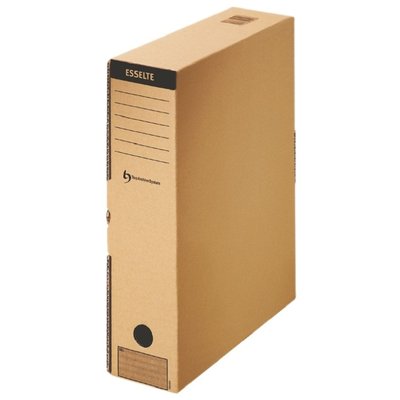 Boîte à archives Esselte A4 avec impression brun