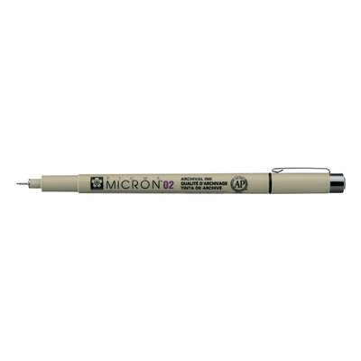 Fineliner Sakura Pigma Micron 02 0,3mm noir