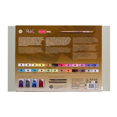 Crayon pastel Bruynzeel Design boîte luxueuse 24 couleurs