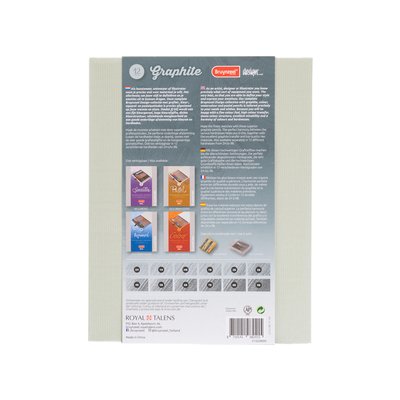 Crayon graphite Bruynzeel Design boîte luxueuse 12 duretés