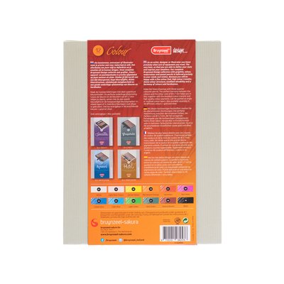 Crayons de couleur Bruynzeel Design boîte luxueuse 12 couleurs