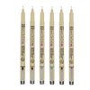 Fineliner Sakura Pigma Micron 05 basic set 6 kleuren foto