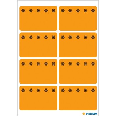 Etiquette congélateur HERMA 3774 26x40mm orange 48 pièces