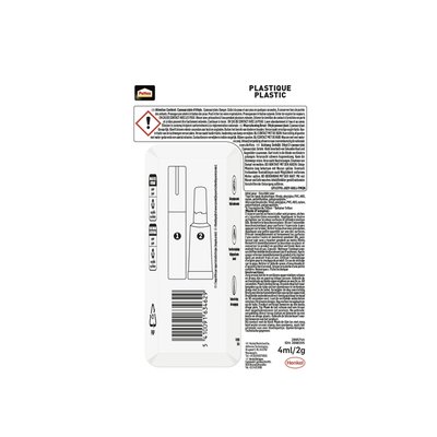 Secondenlijm Pattex all plastic tube 2 gram op blister