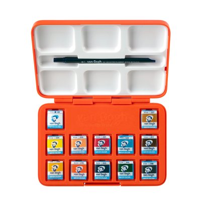 Aquarelverf Talens Van Gogh x Van Gogh Museum set à 12 kleuren assorti