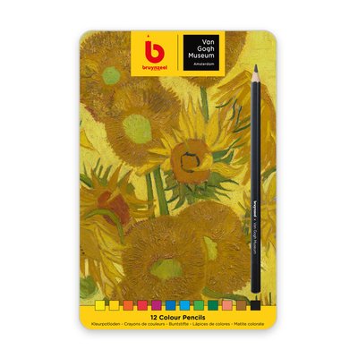 Kleurpotloden Bruynzeel Van Gogh Museum assorti blik à 12 stuks