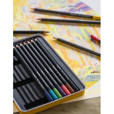 Kleurpotloden Bruynzeel Van Gogh Museum assorti blik à 12 stuks