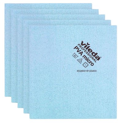 Lavette microfibre Vileda Pro bleu