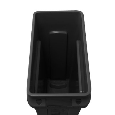 Collecteur Rubbermaid Slim Jim Vented avec conduits d'aération 87L noir