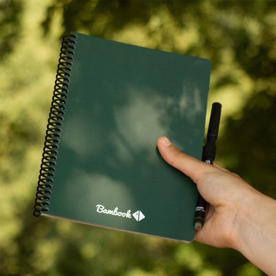 Carnet de notes Bambook Original Forest A5 ligné 40 pages effaçable